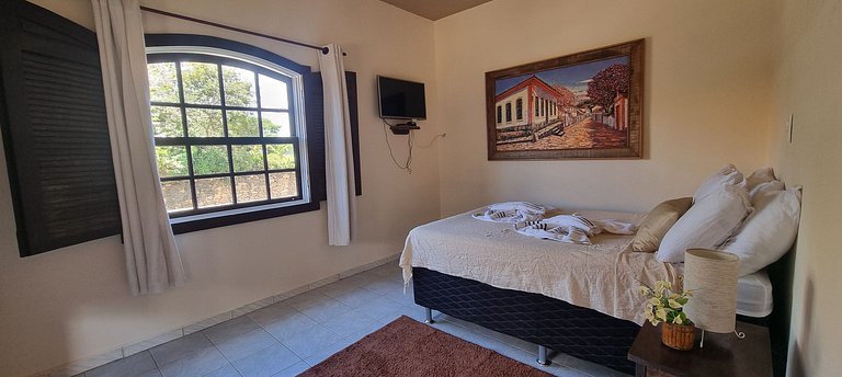 Duplo Standard com cama de casal