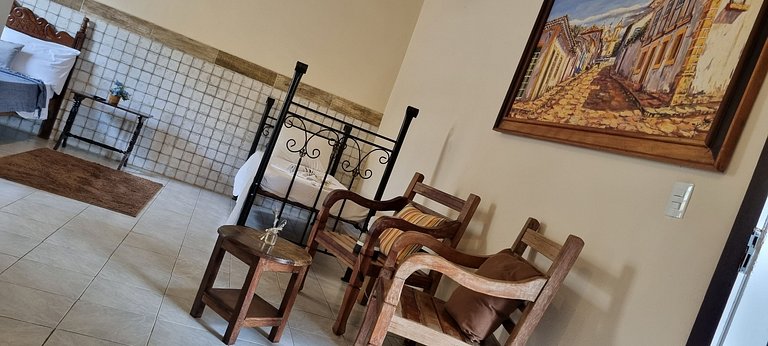 Triplo Standard com 1 cama casal e 1 solteiro