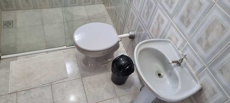 Apto Duplo Superior cama Queen e ar-condicionado